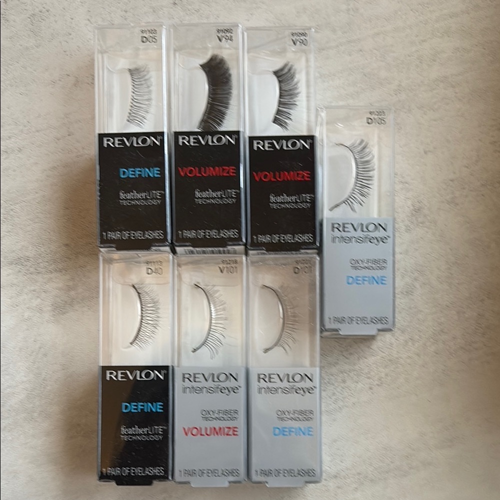 Revlon False Eyelashes Set — Black Define & Volumize Styles